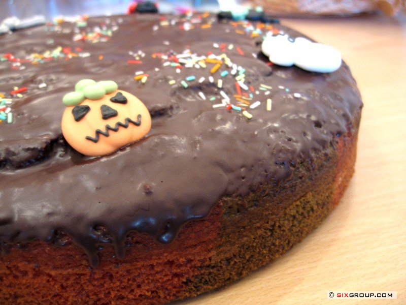 Karottenkuchen mit Schokoglasur