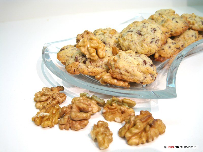 Walnuss- Schoko- Cookies