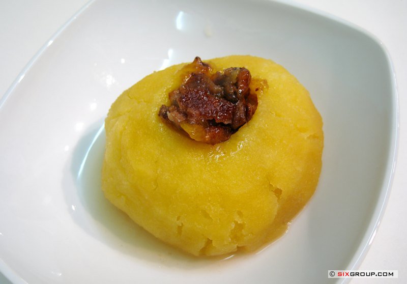Bratapfel mit Kastanienfüllung