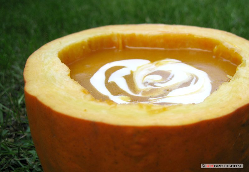 Kürbiscremesuppe
