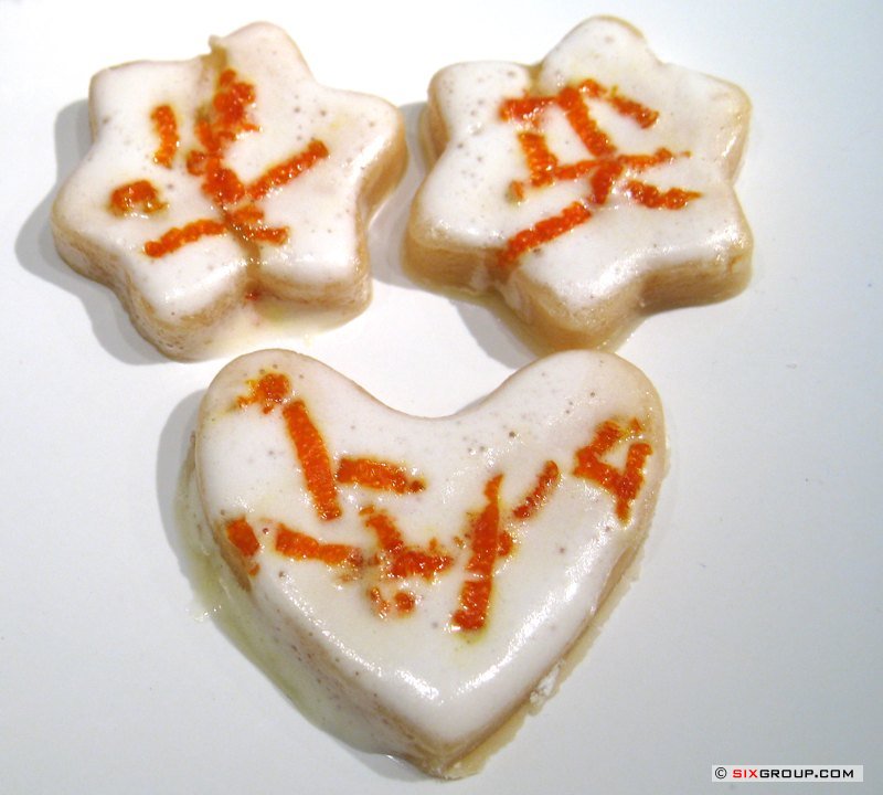 Marzipan- Orangen- Herzen