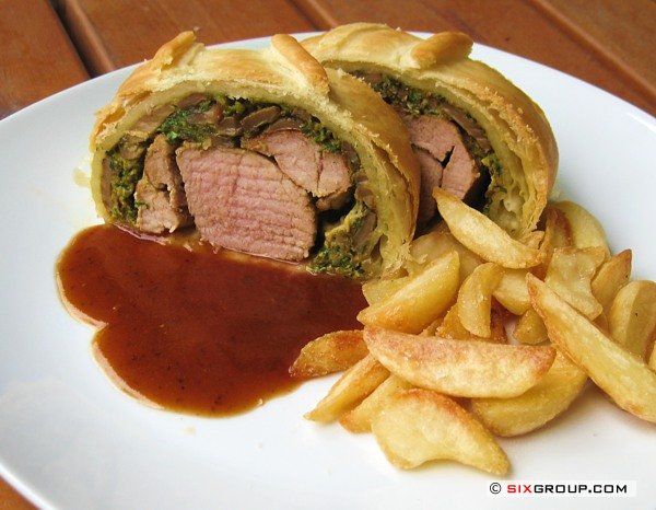 Schweinefilet im Blätterteig