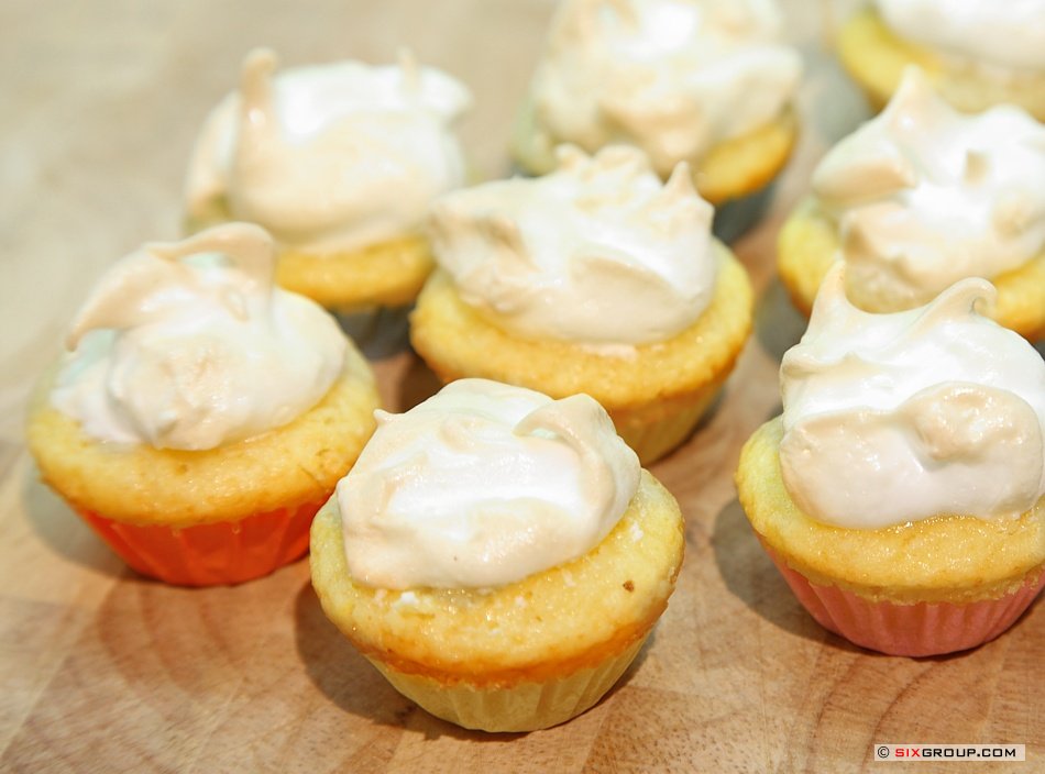 Orangen- Baiser- Muffin