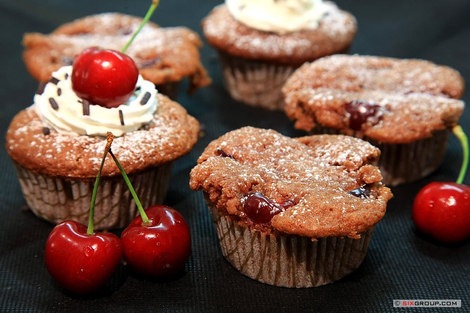 Schoko- Kirsch- Muffin