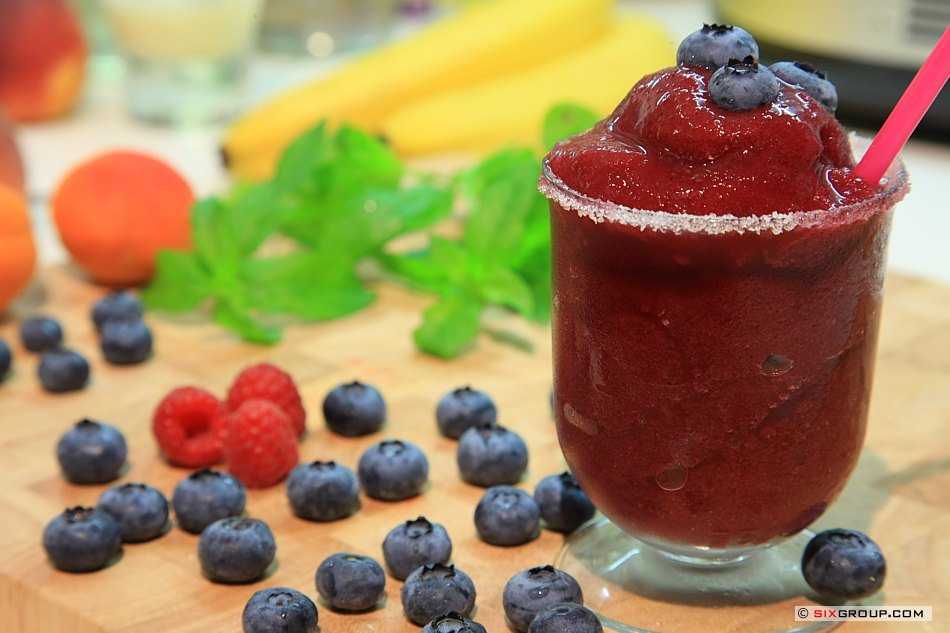 Heidelbeer- Granita