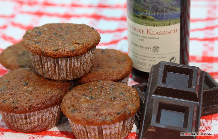 Rotwein-  Schoko-  Muffin 4