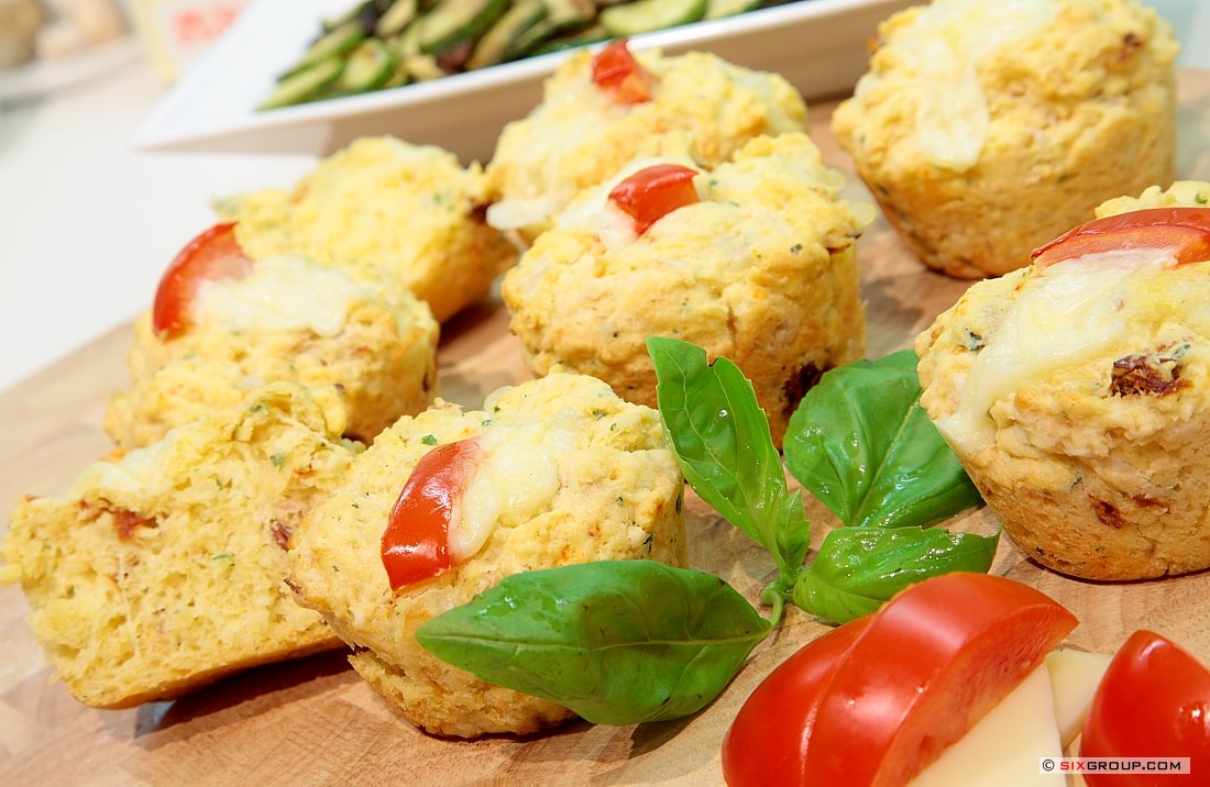 Tomaten- Fontina- Muffin