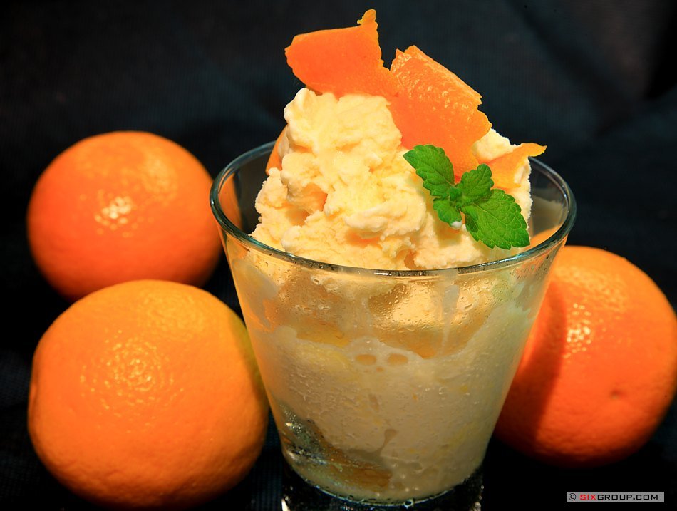 Orangen-Eis