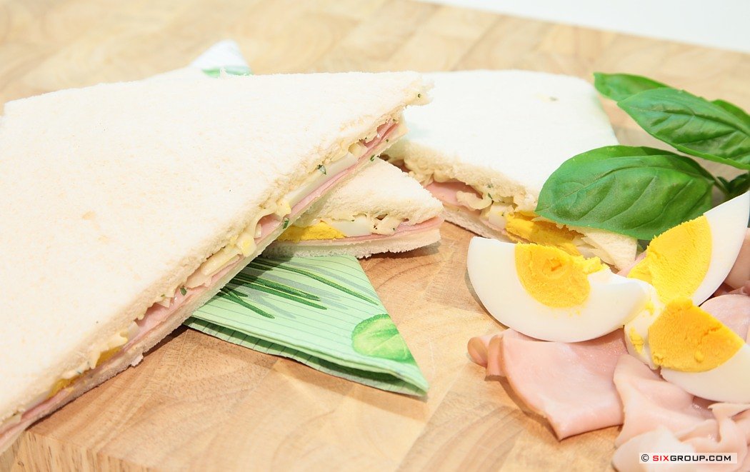 Tramezzini mit Schinken