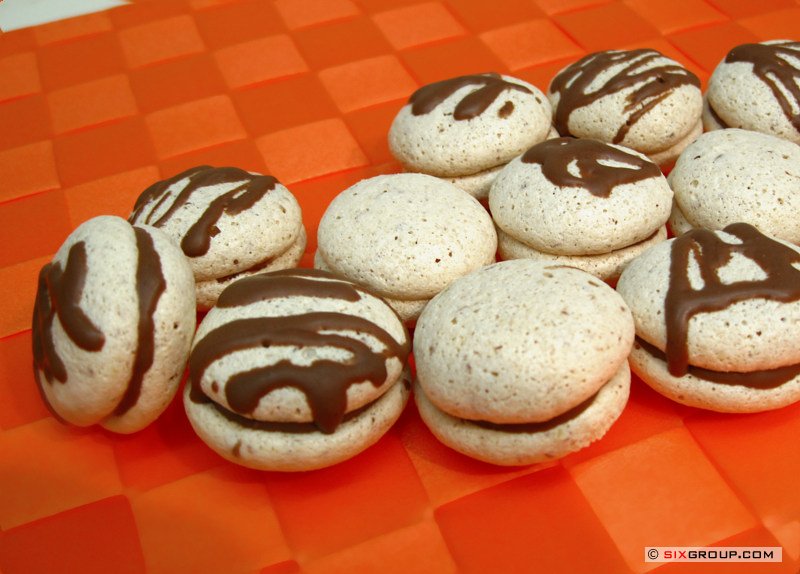 Mokka- Schokolade- Makronen