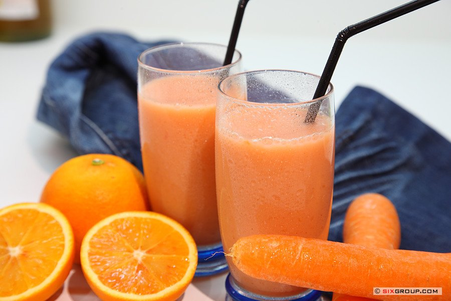 Karotten- Orangen- Drink