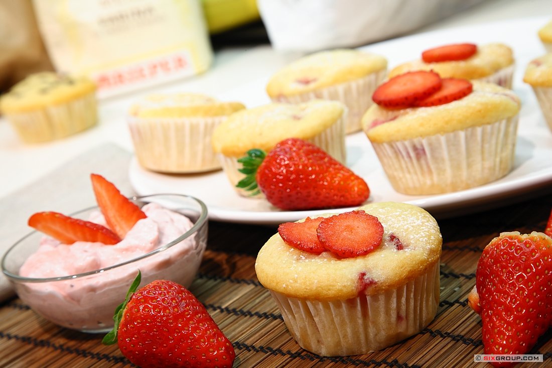 Erdbeer- Muffin