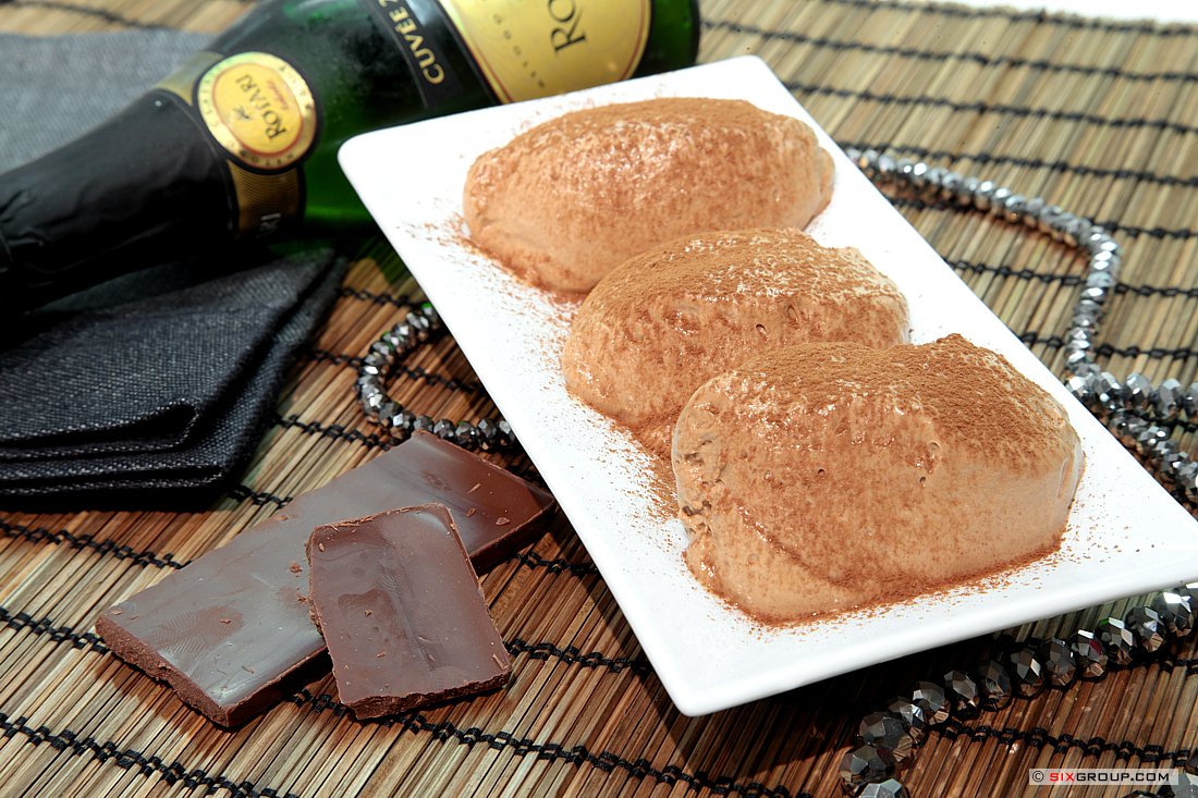 Schnelles Schoko- Mousse