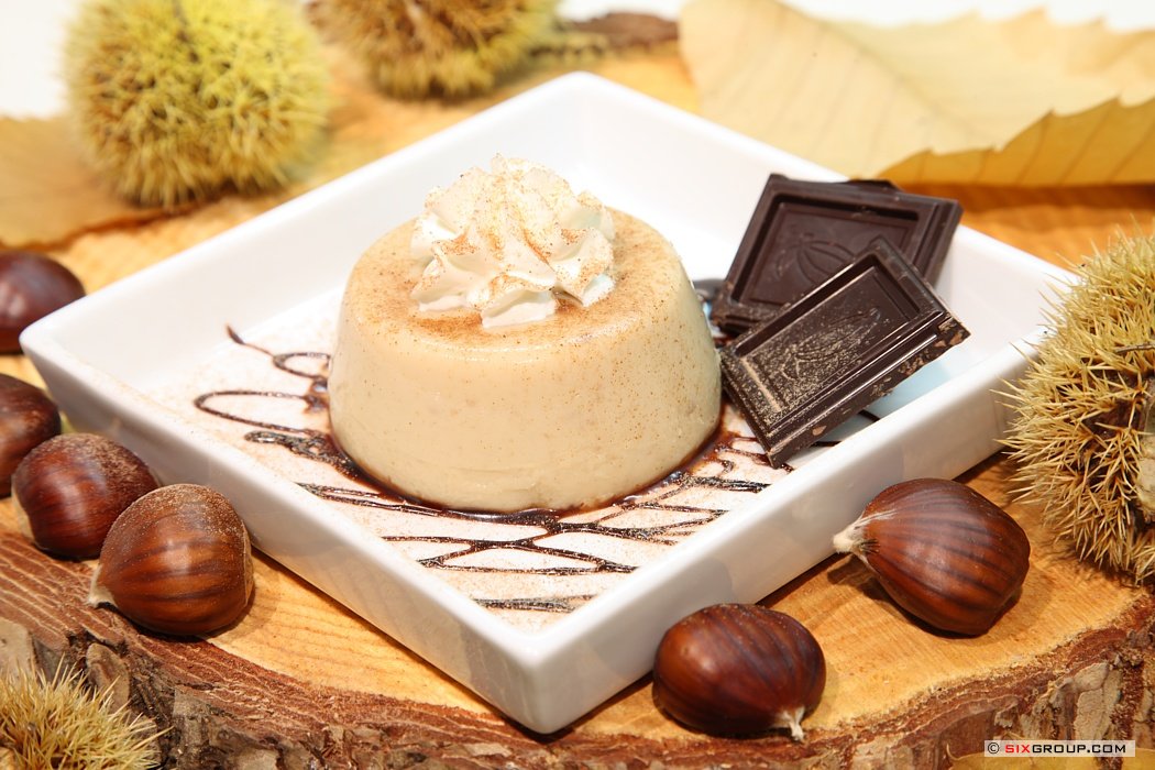 Kastanien-Pudding