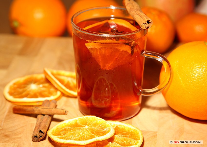 Heißer Orangenpunsch
